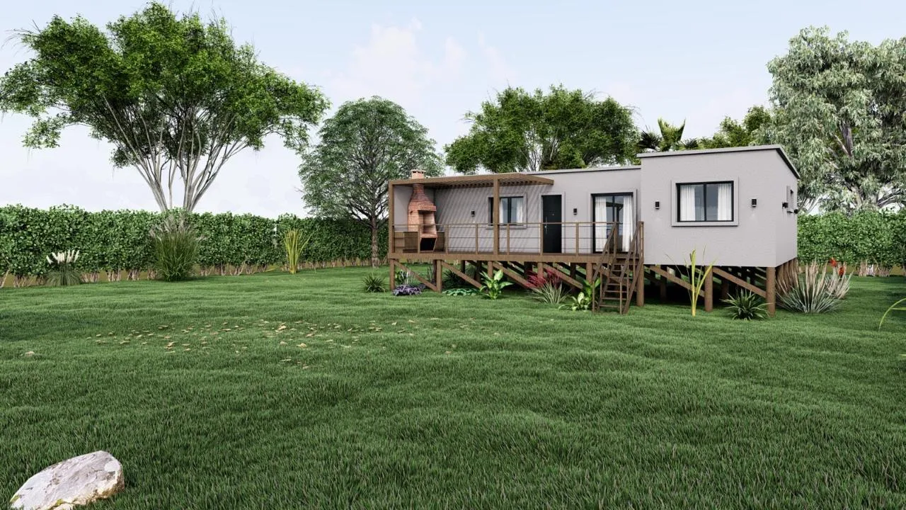Casa en Casa 3 amb. 60m2 en venta Barrio nautico Albardon a estrenar