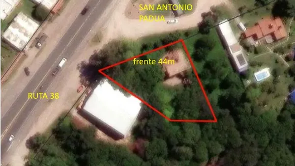 Terreno en VALLE HERMOS SOBRE RUTA 38 (FRENTE SAN ANTONIO DE PADUA) PUNILLA