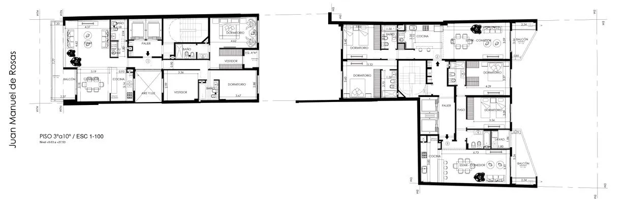 Departamento en Juan Manuel de Rosas al 800