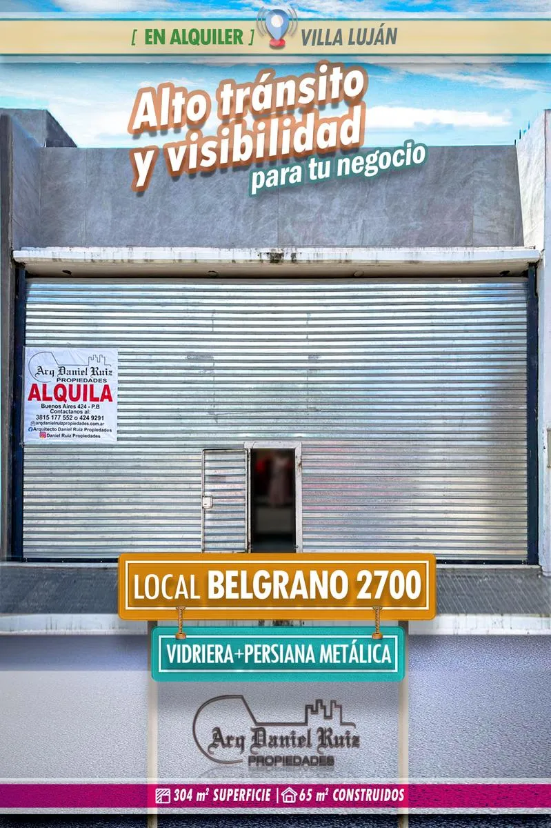 Local Comercial en Av. Belgrano al 2700