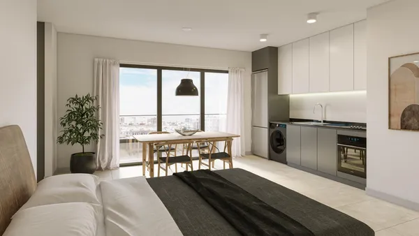 Departamento en Av. Belgrano 3588 1° B Almagro - Monoambiente con balcón en construcción