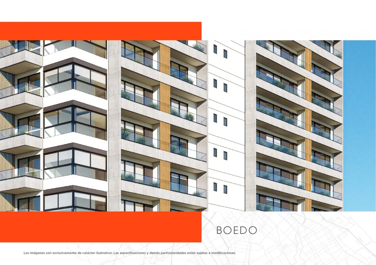Departamento en Av. Belgrano 3588 2° A - 2 ambientes con 2 balcones en construcción en Almagro