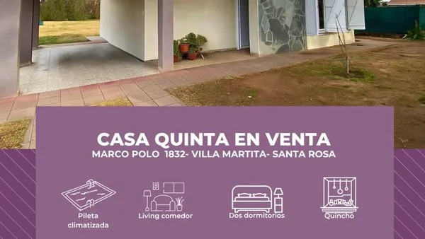 Quinta en Marco Polo al 1800