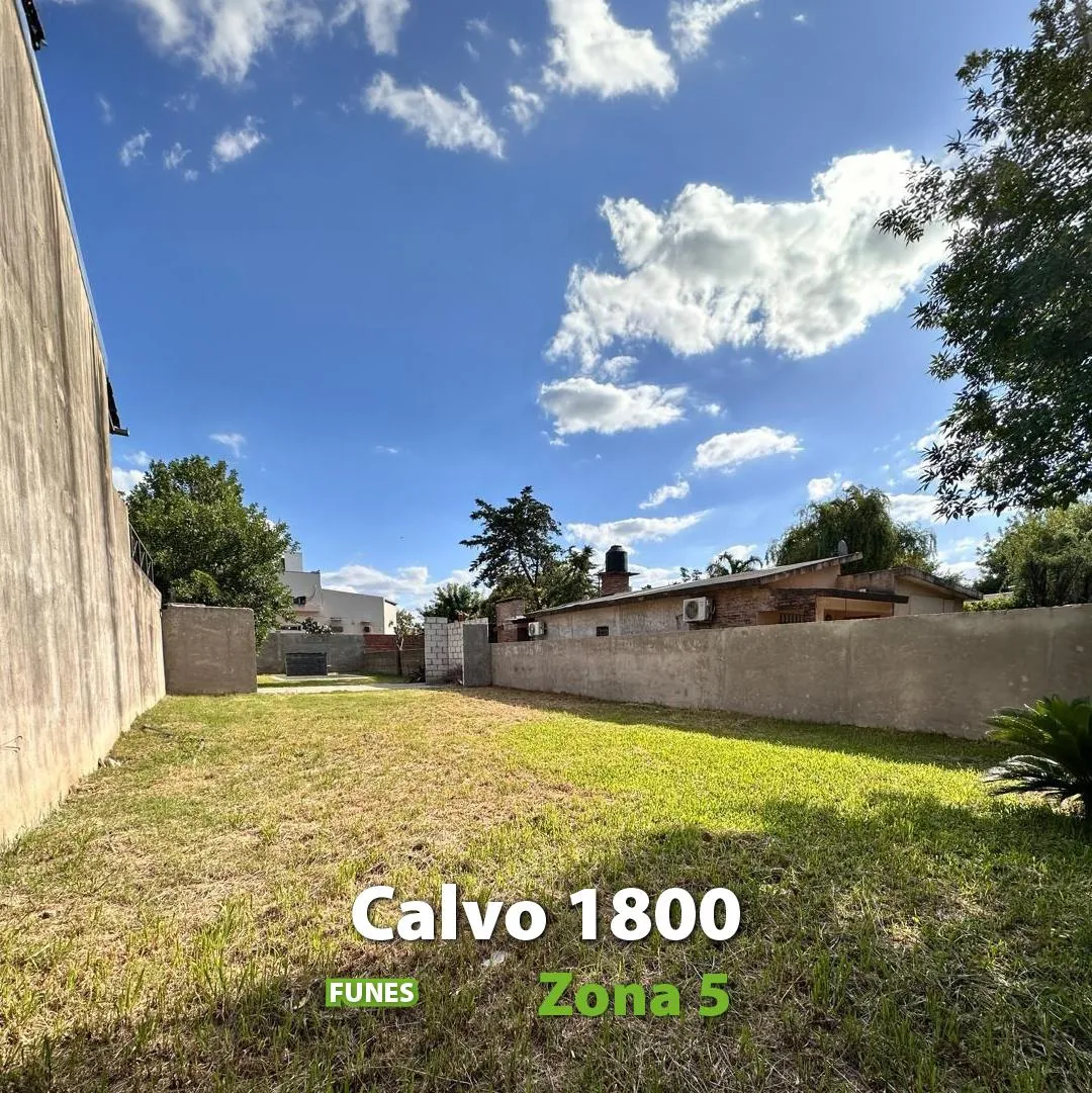 Terreno en Calvo al 1800