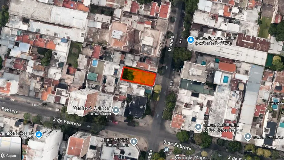 Terreno en Iriondo al 1200