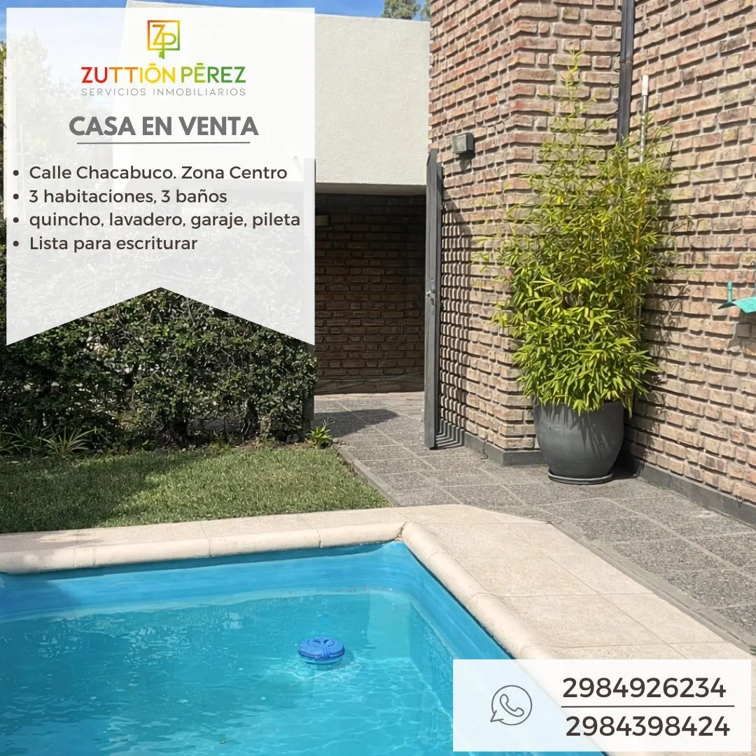 Casa en Chacabuco al 1300 casi 25 de Mayo