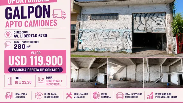 Galpon en Avenida Libertad al 6730