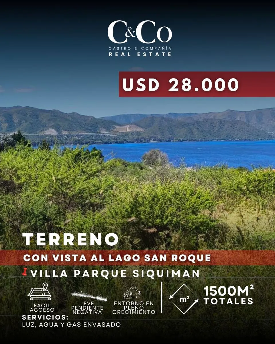 Terreno en Villa Parque Siquiman, Punilla