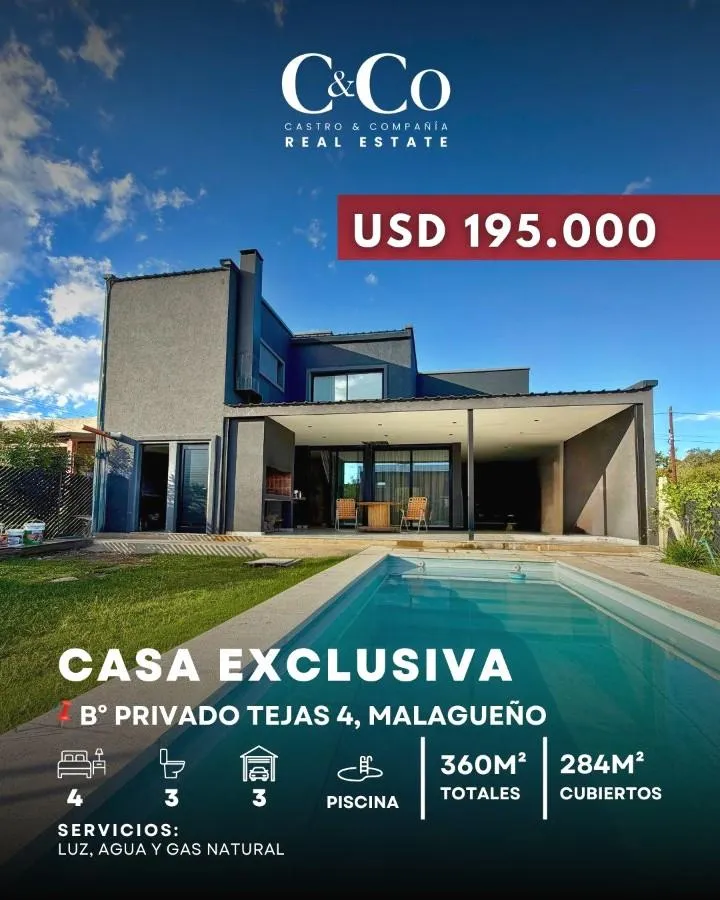 Casa en Tejas 4, Malagueño
