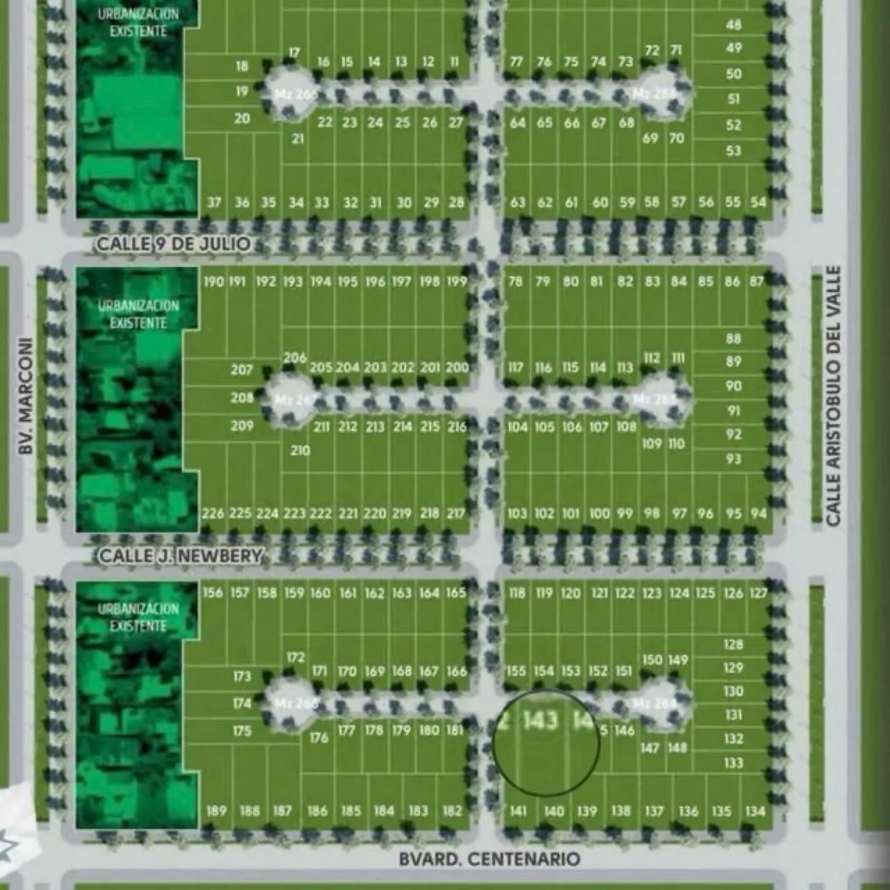 Terreno en VENTA/ PERMUTA- Lote de 315 m2 en Barrio Abierto Centenario- Cañada de Gómez