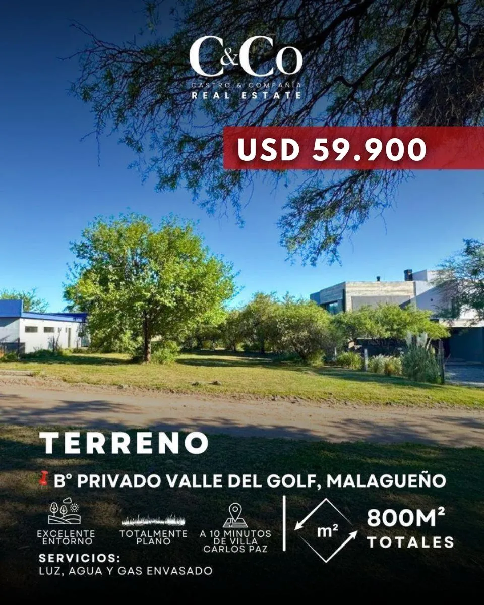 Terreno en Valle del Golf, Malagueño