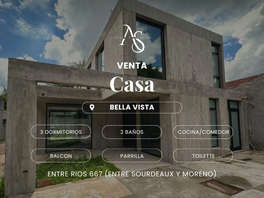 Casa en Entre Rios al 600