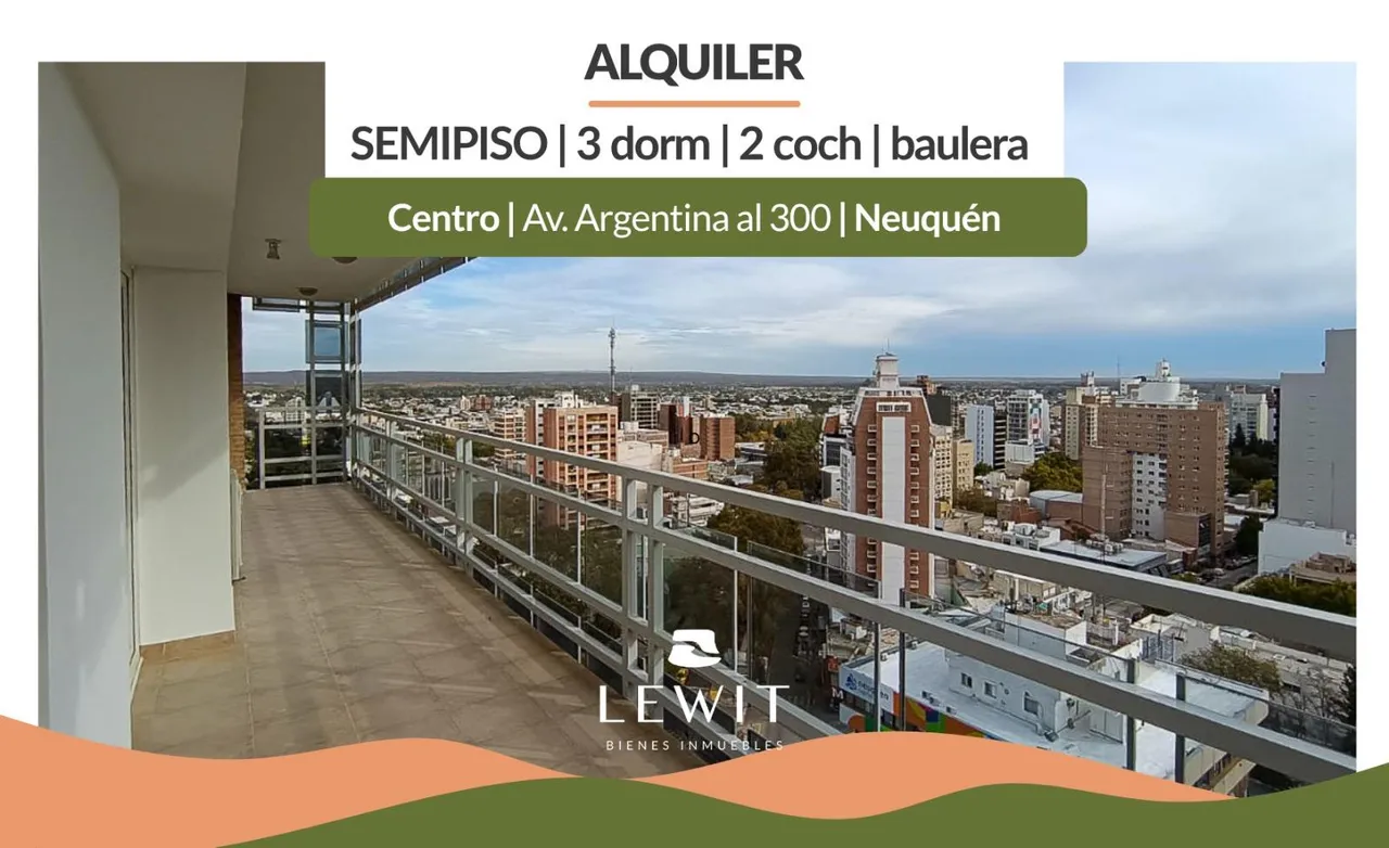 Departamento en CENTRO de NEUQUÉN - Avenida Argentina al 300