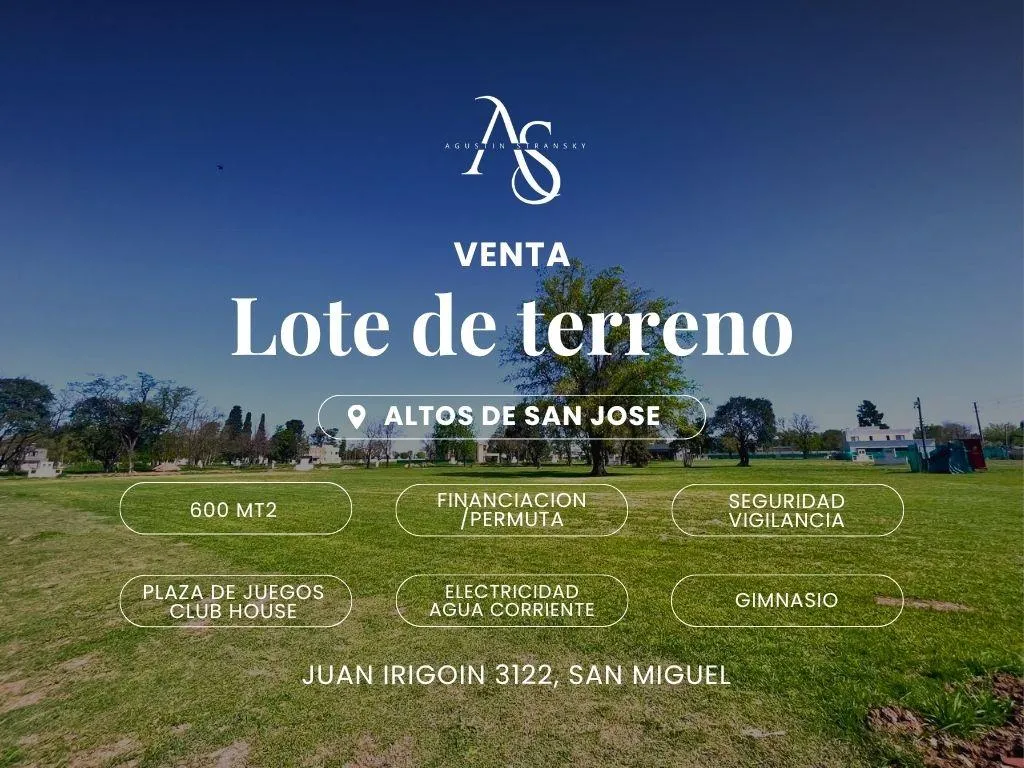 Terreno en Irigoin juan al 3100