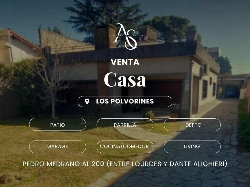 Casa en Pedro Medrano al 300