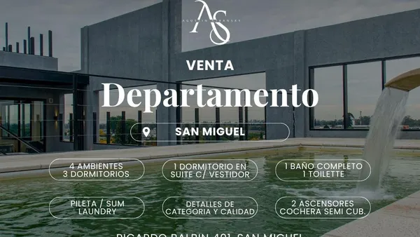 Departamento en Ricardo Balbin al 400