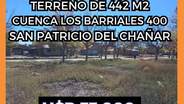 Terreno en Cuenca los barriales al 395 Manzana G7 Lote 1