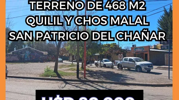 Terreno en QUILIL MALAL Y CHOS MALAL al 100