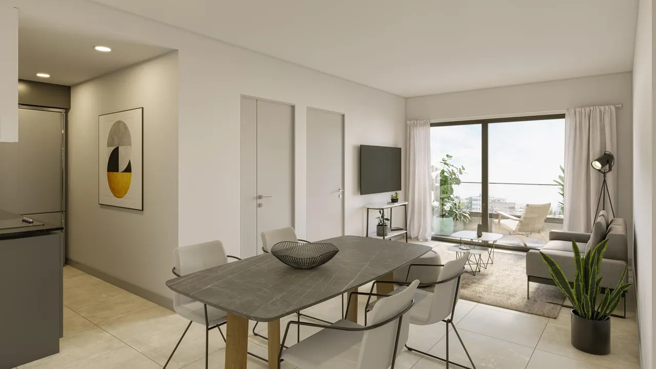 Departamento en Av. Belgrano 3588 6° D - 2 ambientes con balcón en construcción en Almagro.
