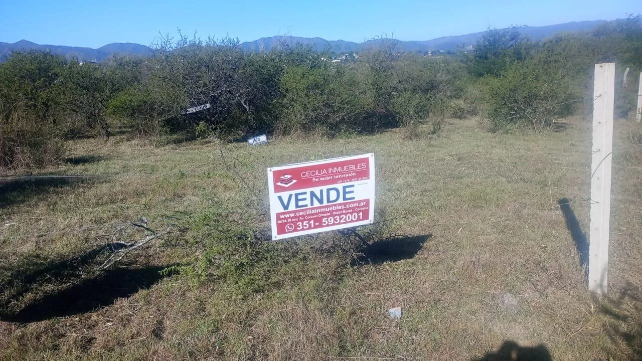 Terreno en LOTE EN VENTA EN BIALET MASSE A 700 MTS DEL RIO TANTI CON VISTAS A LAS SIERRAS