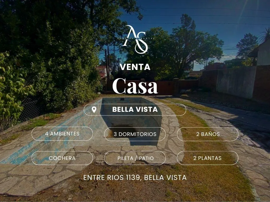 Casa en ENTRE RIOS al 1100