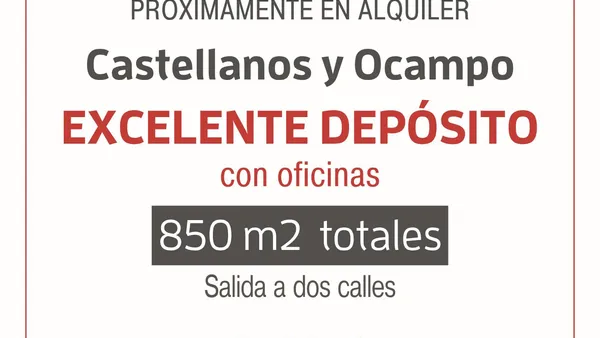 Galpon en Castellanos y Ocampo