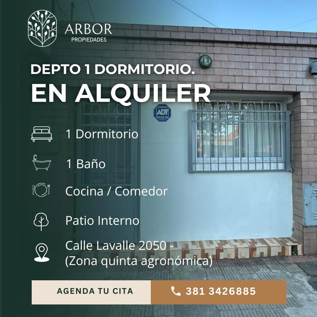 Departamento en Lavalle al 2000