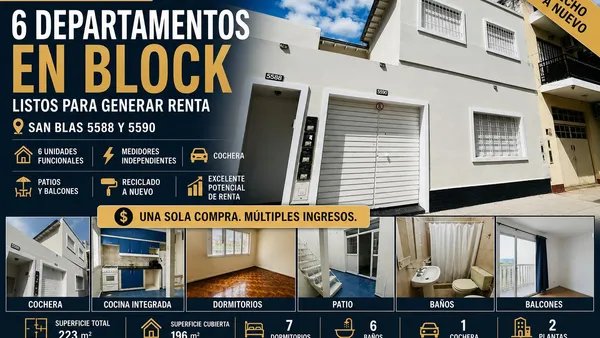 Departamento en san blas al 5500