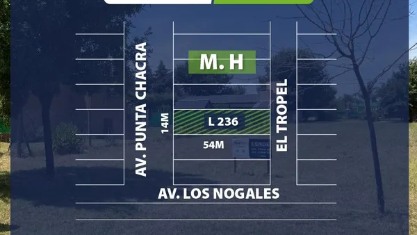Terreno en Av Punta Chacra y Av Los Nogales