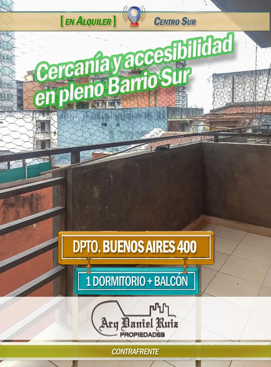 Departamento en Buenos Aires al 400