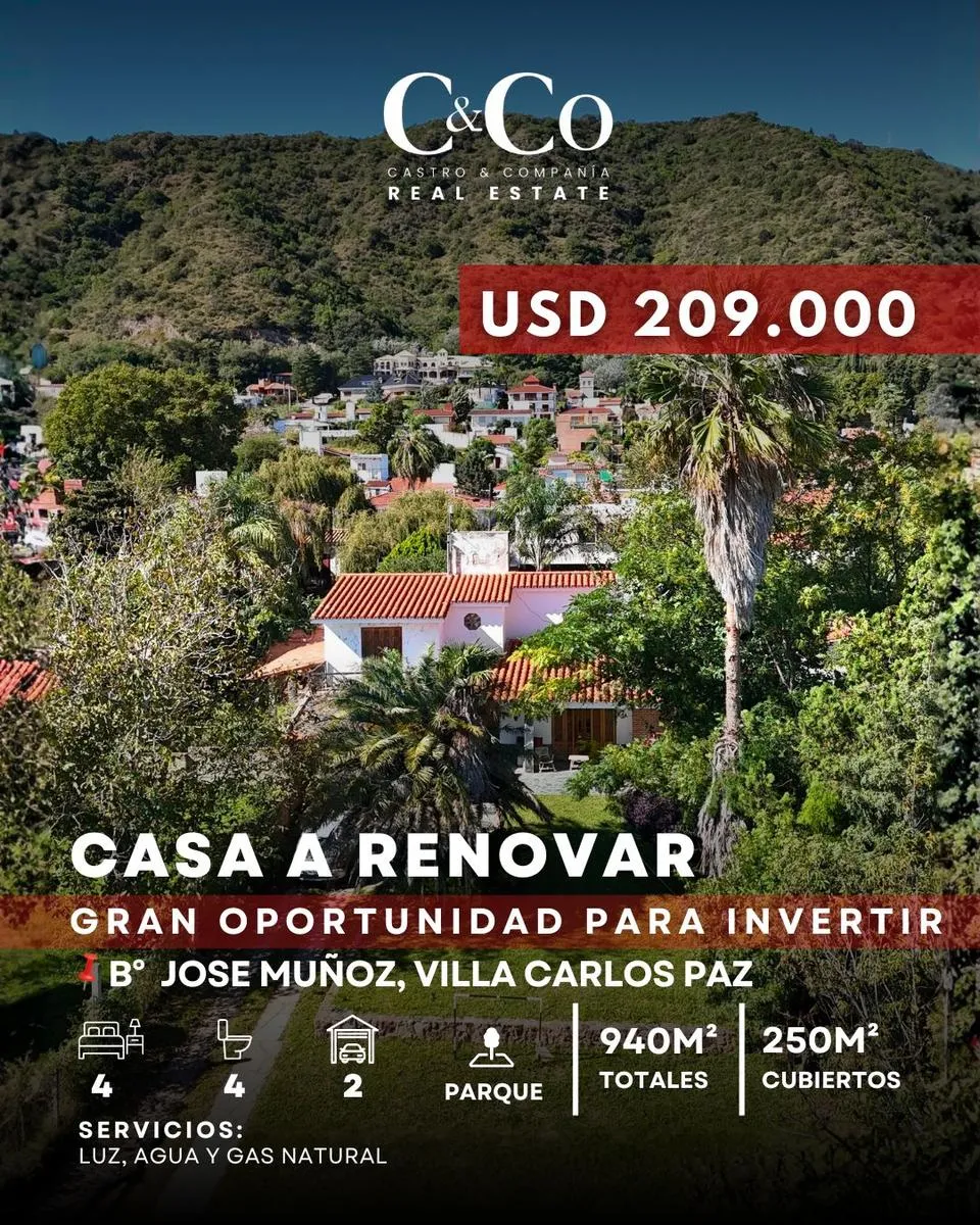 Casa en Jose Muñoz, Villa Carlos Paz