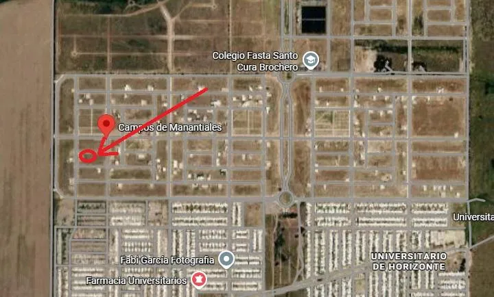 Terreno en Campos de Manantiales 2 Lotes contiguos 300m2