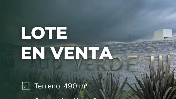 Terreno en ALTO VERDE 3