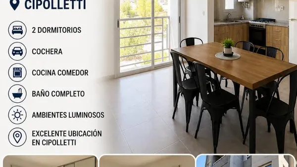 Departamento en ATLAS DEL PARQUE CIPOLLETTI