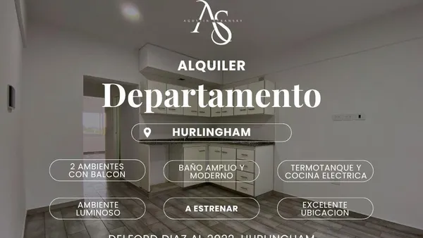 Departamento en Delfor diaz al 2000