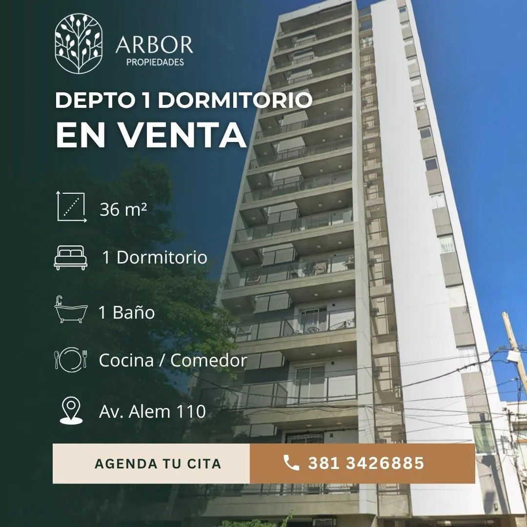 Departamento en Av. Alem al 100