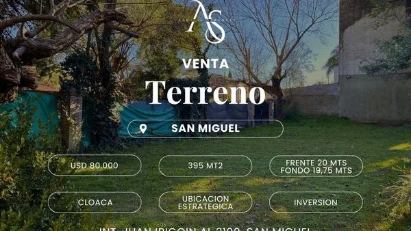 Terreno en Int. Juan Irigoin al 2100