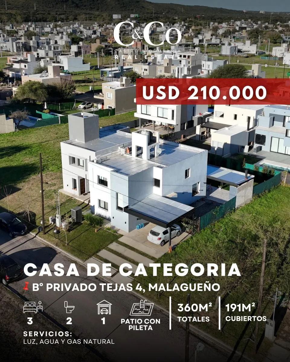 Casa en Tejas 4, Malagueño