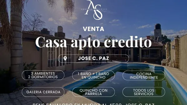 Casa en RENE FAVALORO EX MUÑOZ al 4500