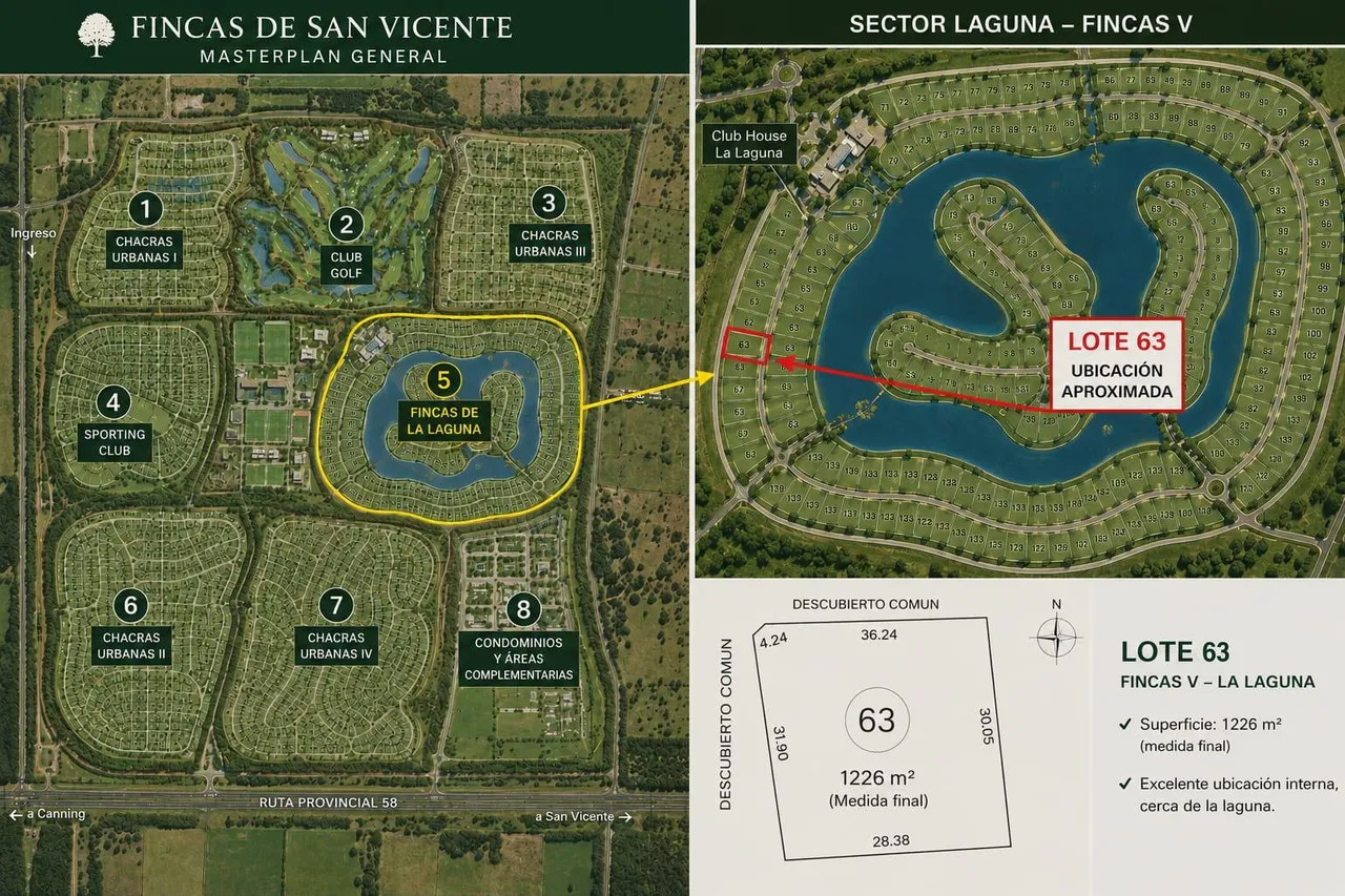 Terreno en Fincas San Vicente