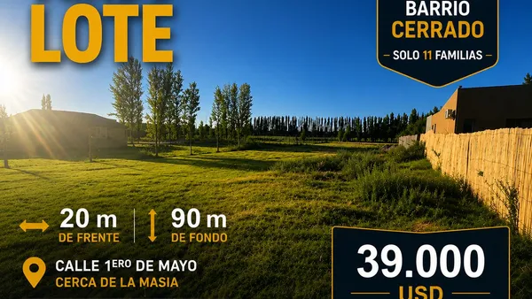 Terreno en 1ERO DE MAYO al 4000