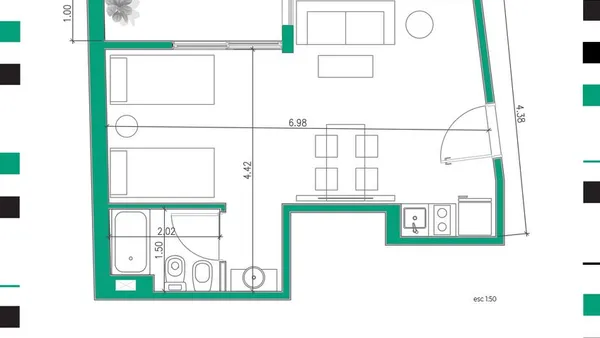 Departamento en Sarmiento 4200
