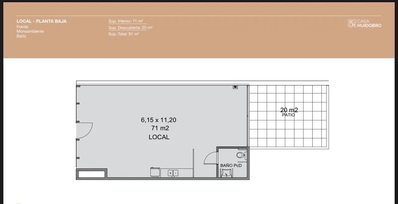 Local Comercial en RUIZ HUIDOBRO al 3000