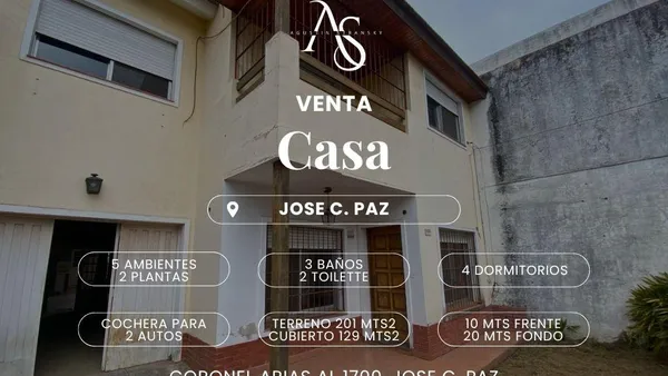 Casa en Coronel arias al 1700