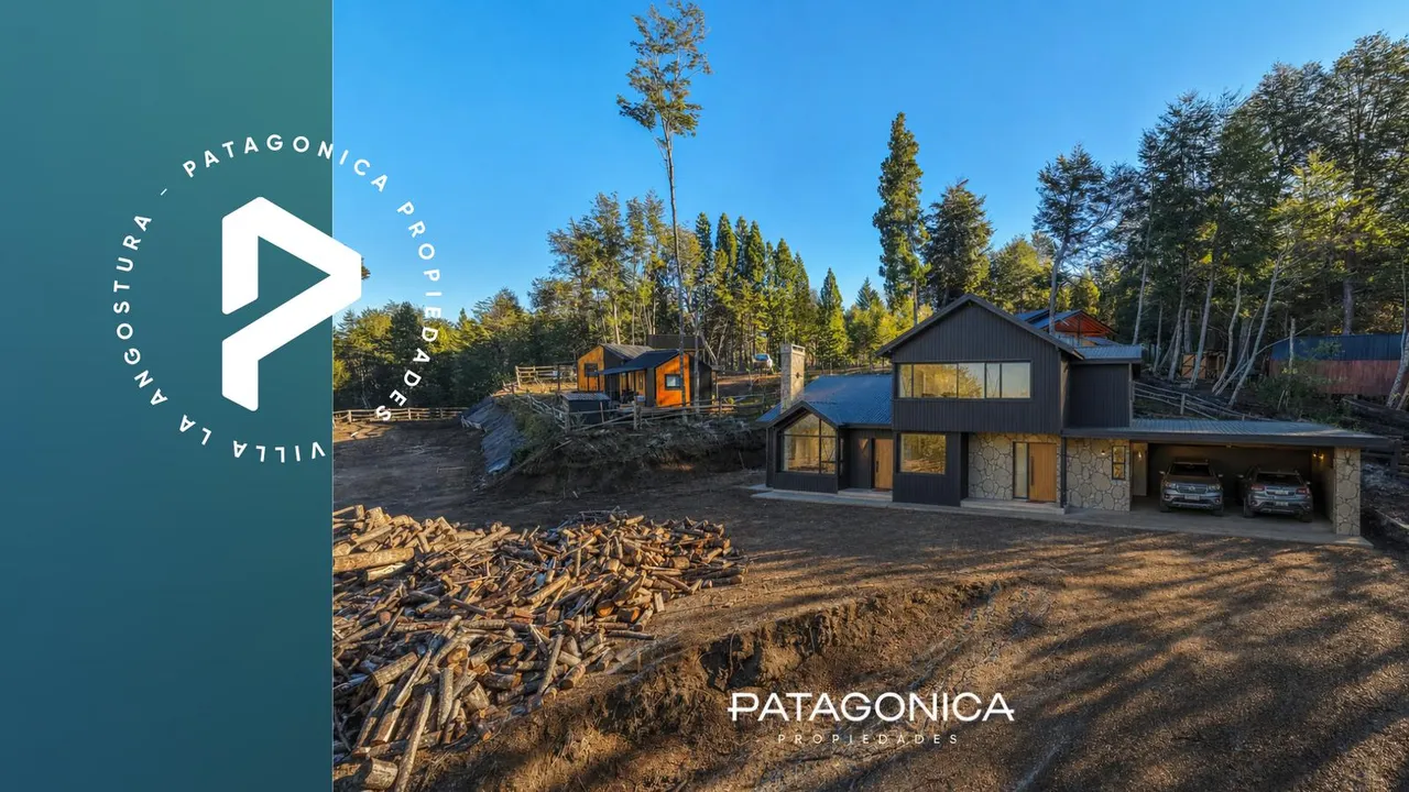 Terreno en VENTA LOTE 1.196m2 c/PROYECTO 140m2 + MEJORAS, BANDURRIAS, VILLA LA ANGOSTURA