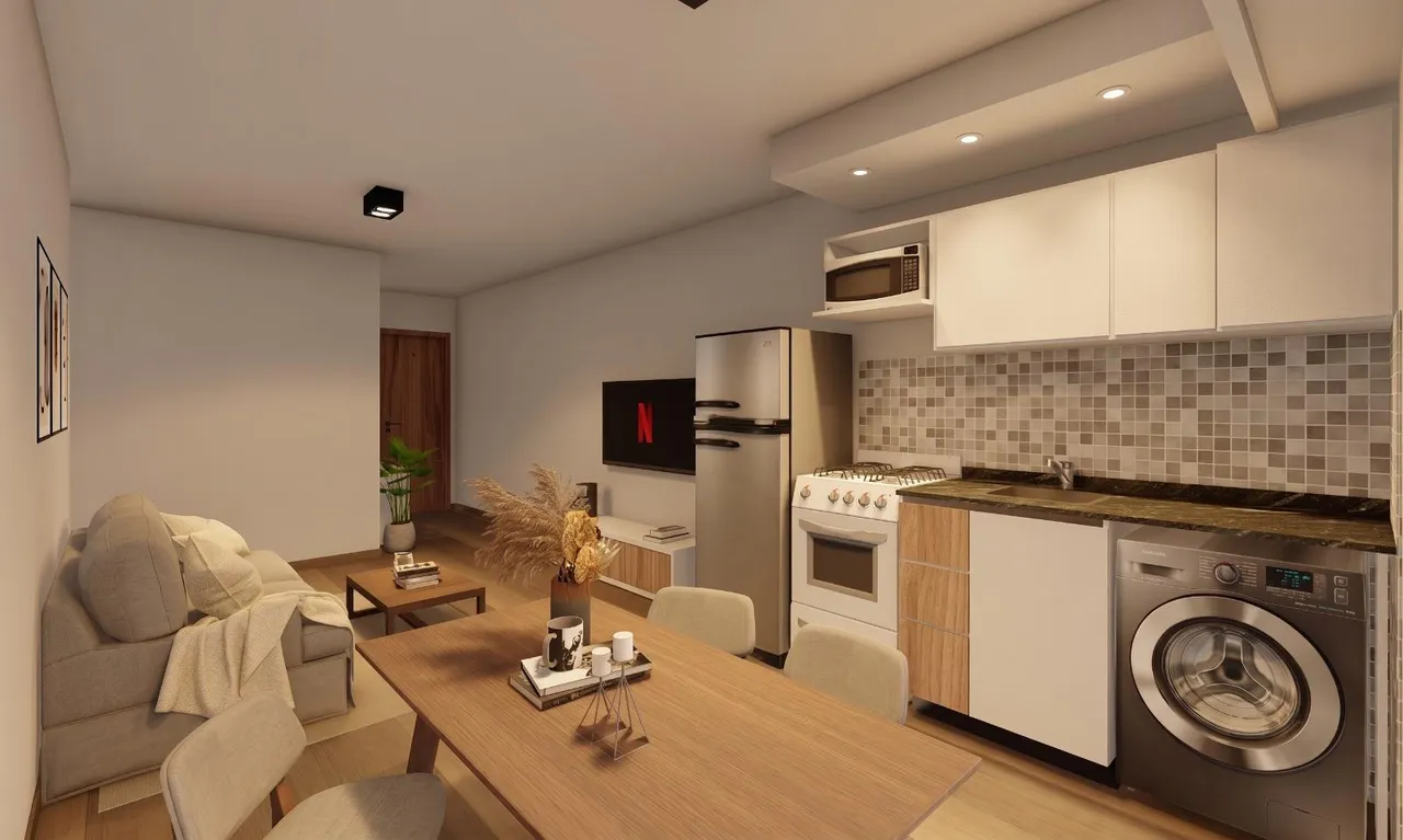 Departamento en Departamento de 1 dormitorio en Paraguay al 1000