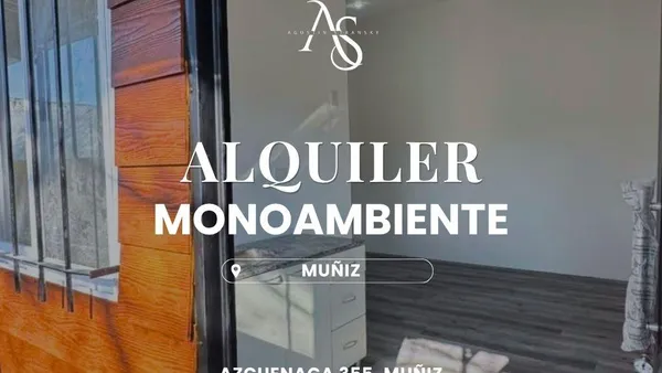 Departamento en Azcuenaga al 300