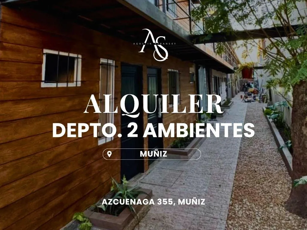 Departamento en Azcuenaga al 300