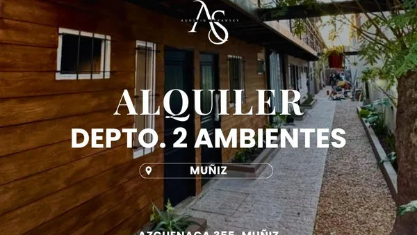 Departamento en Azcuenaga al 300