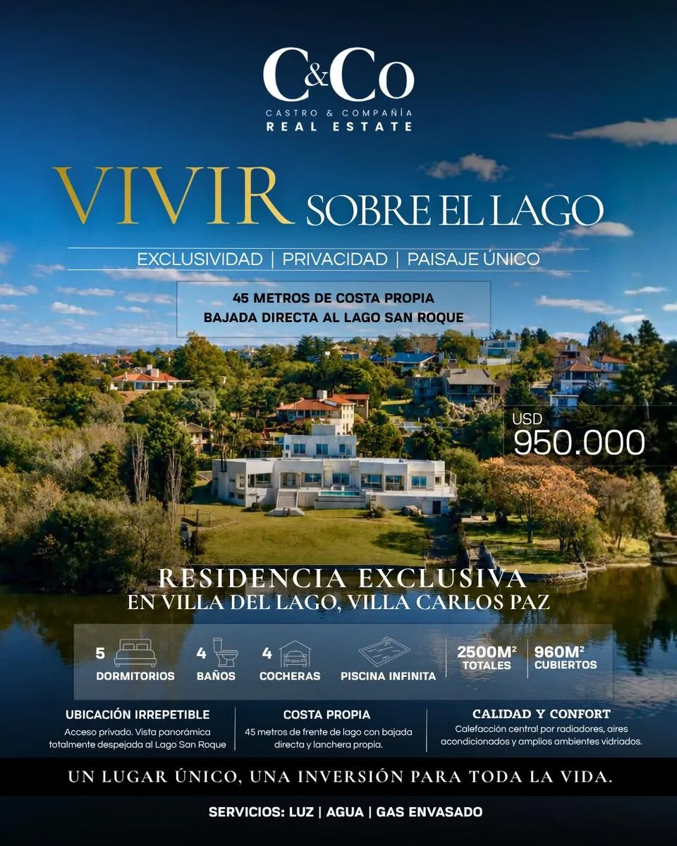 Casa en Villa del Lago, Villa Carlos Paz
